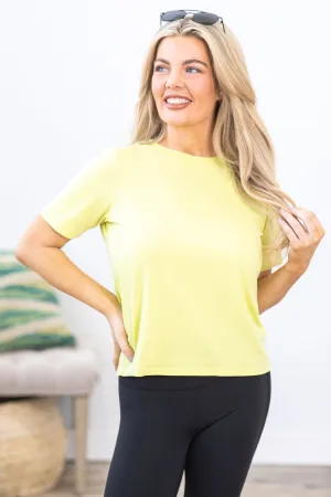 Yellow Classic Boxy Fit Top