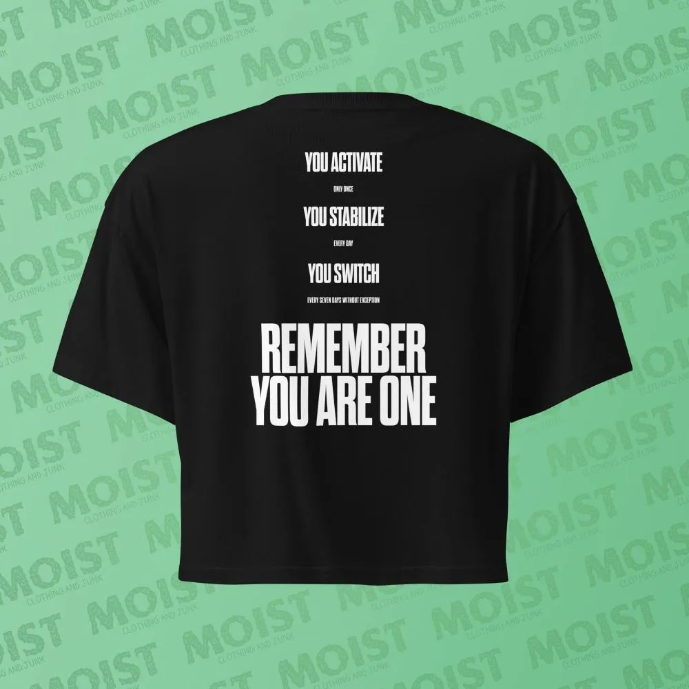 You Are One - The Substance Movie Crop Top