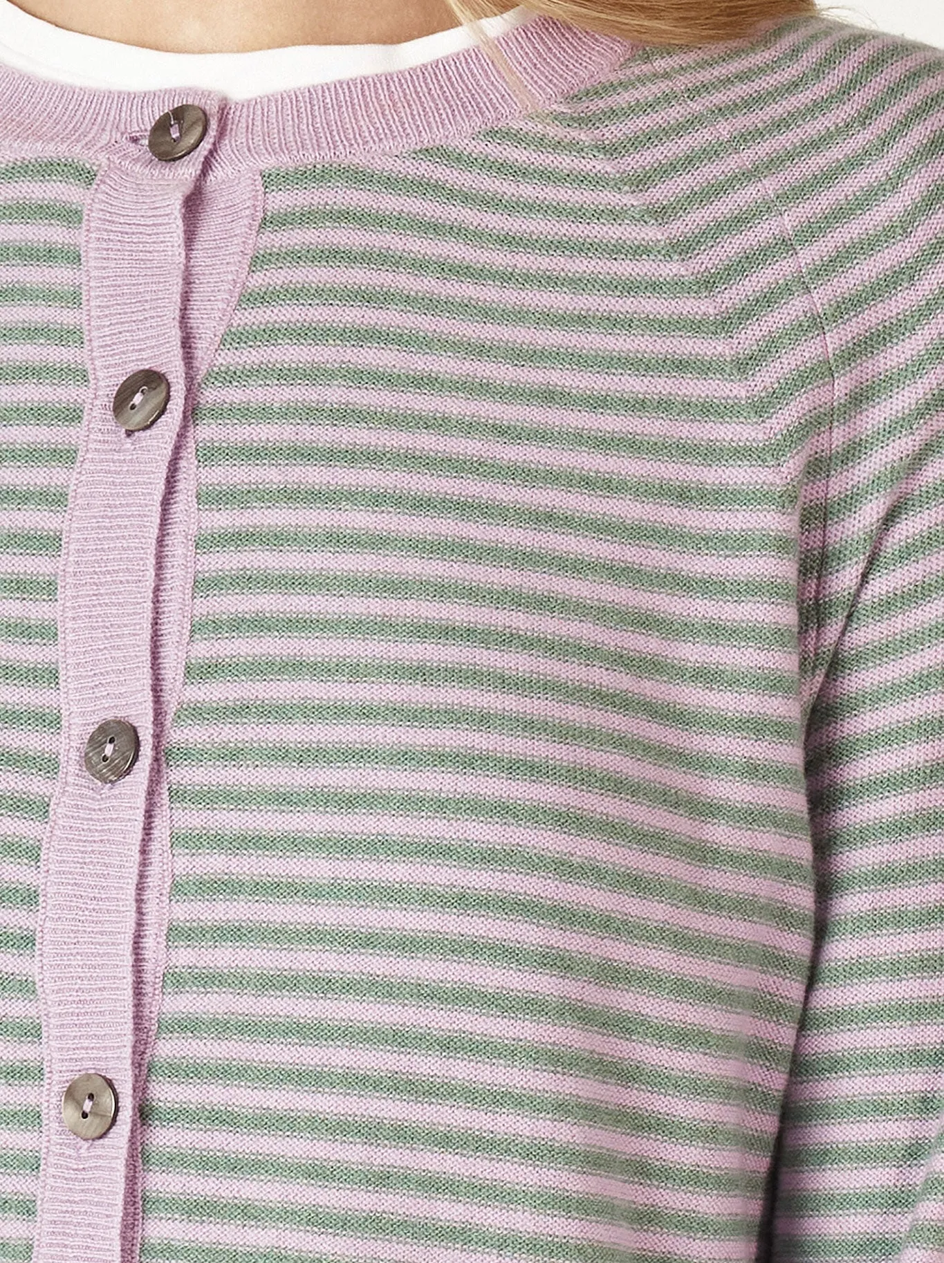 ZAKET & PLOVER ESSENTIAL STRIPE CARDI